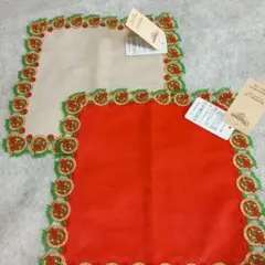 近沢レース　タオルハンカチ　ピッツァ　2枚　セット　　近澤　chikazawa