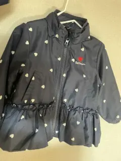 petit main ハート柄アウター 90