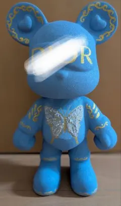 33cm 流体アート 珪砂 ベアアート 垂らしアート