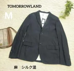 TOMORROWLAND リネン　テーラードジャケット M