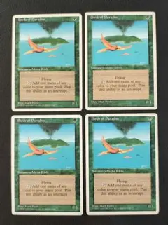 極楽鳥 4ED黒枠 第4版　4枚セット 2025年最新】極楽鳥 4版の人気アイテム - メルカリ