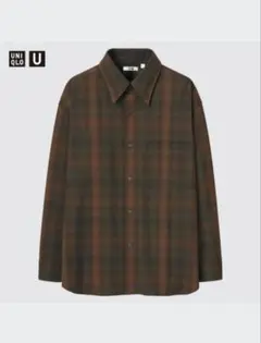 UNIQLO U ヘビーフランネルオーバーサイズシャツ　長袖