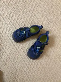 keen ネイビー サンダル キッズ　16cm