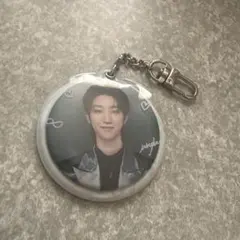 SEVENTEEN right here キーリング 缶バッジ　ミンハオ