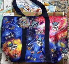 スティッチエンカウンター スティッチ 宇宙柄 トートバッグ