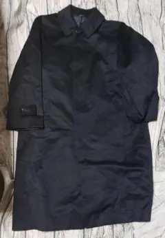 D'URBAN生産　ピエールカルダン　カシミア100% コート　黒のサムネイル
