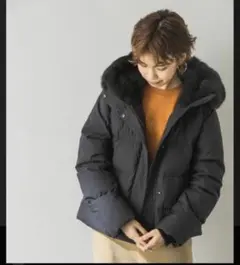 【URBAN RESEARCH 】ラビットフードダウンジャケット　38