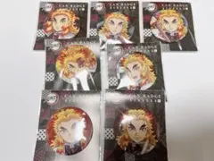鬼滅の刃 煉獄杏寿郎 缶バッジ コンプリート 無限列車