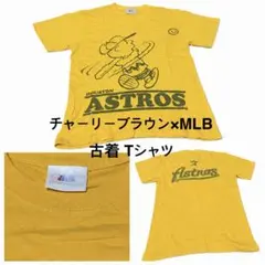 PEANUTS × MLB Houston Astros Tシャツ イエローのサムネイル