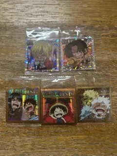 ワンピースウエハースシールlog11 BEST 5枚セット