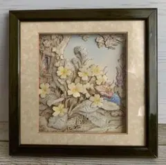 ブランブリーヘッジデコパージュ額 ブランブリーヘッジデコパージュ額 シャドーボックス 3Dアート