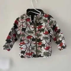 【美品】BACK & FORTH 恐竜柄アウター　90cm