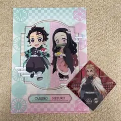 鬼滅の刃 竈門炭治郎 竈門禰豆子 クリアファイル 煉獄杏寿郎 クリアシート