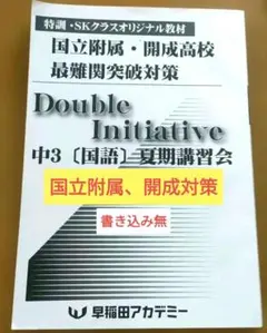 Double Initiative 中3 国語 夏期講習会 - メルカリ