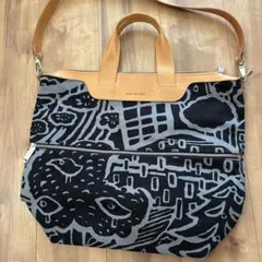 marimekko マリメッコ 2way トートバッグ レザー キャンバスのサムネイル