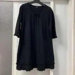 タイムセール‼️美品‼️ピンクハウスフリル付き五分袖チュニック