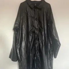 SHAGGY ブラック レザー ロングコート