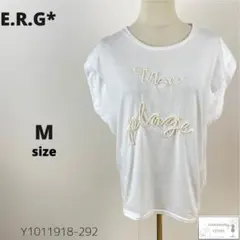 美品E.R.G* イーアールジー Tシャツ カットソー 紐デザイン ゆったり Mのサムネイル