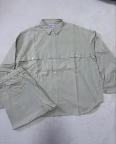 keboz ベージュシャツ　セットアップ