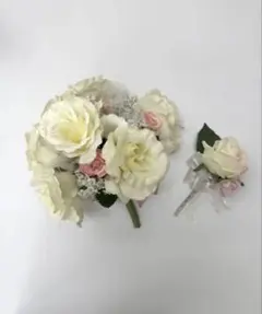 造花　ブーケ　ブートニア