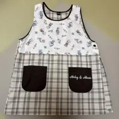 Disney かわいいミッキー＆ミニー エプロンL〜LL