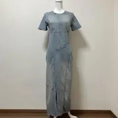 ZARA ザラ　ロングワンピース　デニムワンピース　デニム　春　夏　ワンピース