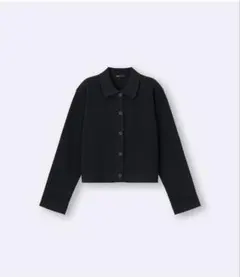 GU ミラノリブポロカーディガン　Lsize