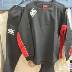 canterbury ウォームアップウェア 160 黒/赤