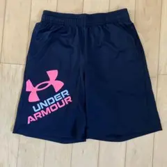 UNDER ARMOUR ネイビー パンツ　ミニバス　ハーフパンツ