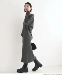 coca 2点セットVネックニットワンピース