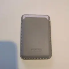 スマホマ カードケース マグネット　グレー