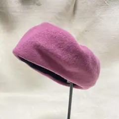 ニコアンド niko and ... ベレー帽　ウール　ピンク　秋　冬