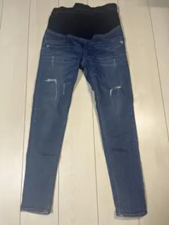マタニティ ダメージスキニーパンツ　カーキパンツ　腹巻き　まとめ