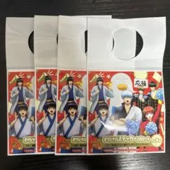 坂*田様 ローソンストア100銀魂　オリジナルステッカー2枚セット　未開封　4つ