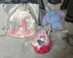 マイメロ がまぐちキーホルダー くるくるアククリ カップケーキ