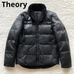 Theory 羊革 レザーダウン ムートン ジャケット ブルゾン ブラック 36