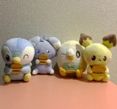 ポケピース　ぬいぐるみ　おいしいじかん　4種セット