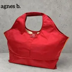 agnes b. アニエスベーボヤージュ トートバッグ 肩掛け ナイロン レッドのサムネイル