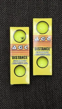 AGC DISTANCE ゴルフボール 338ディンプル 2箱