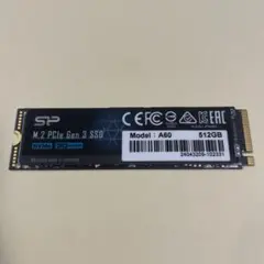 SP A60 512GB M.2 PCIe Gen 3 SSD