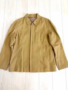 COMME CA ISM メンズ ジップアップ ジャケット ブラウン