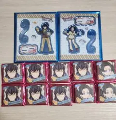 鬼滅の刃 嘴平伊之助&神崎アオイ バレンタイン ホワイトデー アクスタ缶バッジ