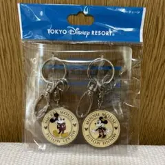 ディズニーリゾート　ペアキーホルダー　キーチェーン