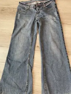 ☆幅広デニムパンツ☆