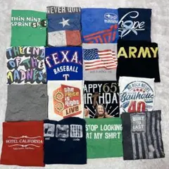 ⚫︎638 卸USAアメリカ古着半袖プリントTシャツ 【100枚】セットまとめ