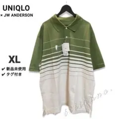 【新品】ユニクロ◆JW ANDERSON◆ドライカノコポロシャツ◆オリーブ XL