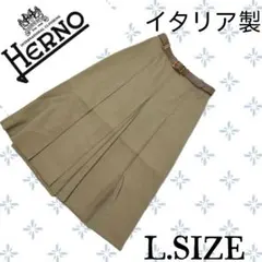 g17〚HERNO〛イタリア製 プリーツスカート Lサイズのサムネイル