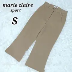 【マリクレールスポール】カジュアルパンツ ストレッチ シンプル ベージュ S
