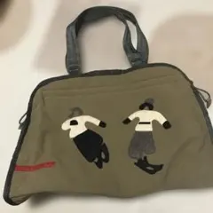 PRADA SPORT トートバッグ カーキ アップリケデザイン美品のサムネイル