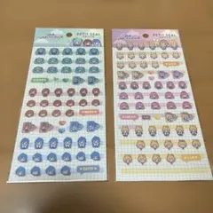 【全2種・数枚使用】初音ミク プチシール ミク＆フレンズ セリア コンプ ボカロ